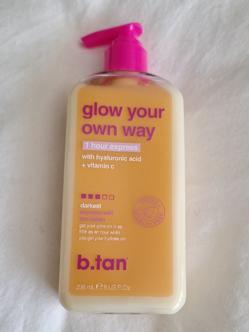 b.tan Glow Your Own Way Express Tan Lotion - 8 Oz